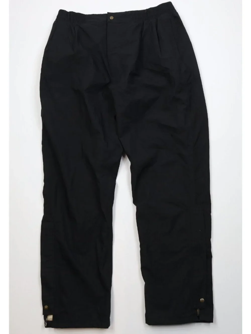 Vtg 90s Mens 2XL XXL 2 Piece Goretex Waterproof Golfing Rain Suit Jacket Black